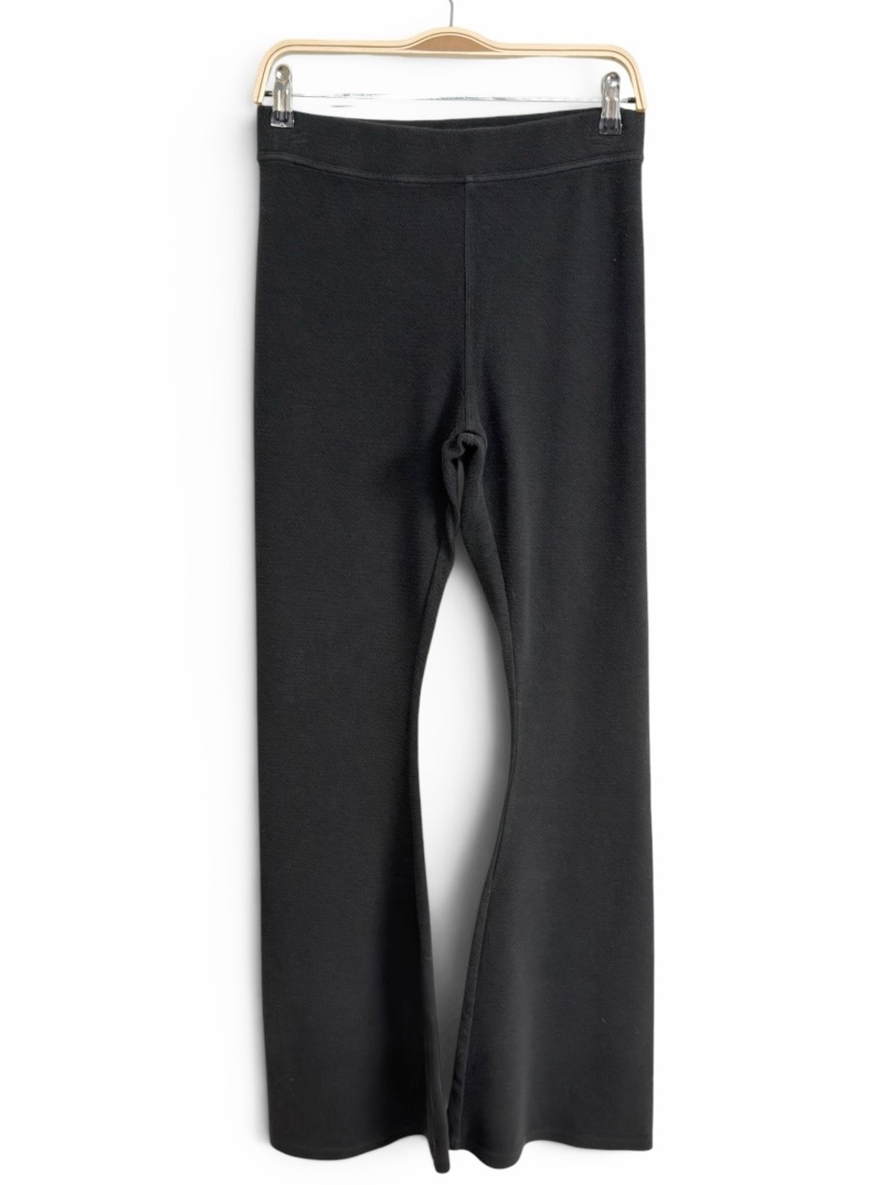 OFFLINE by Aerie Womens Large Black High Waisted Flare Bootcut Leggings Pockets